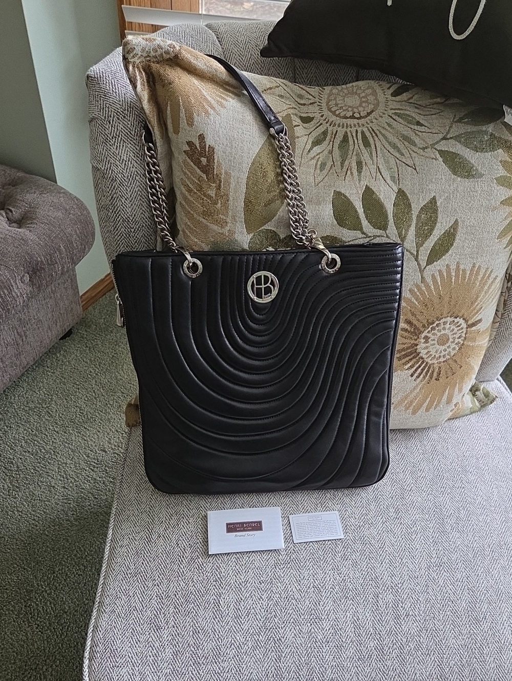 Henri Bendel No. 7 Lambskin Quilted Bag